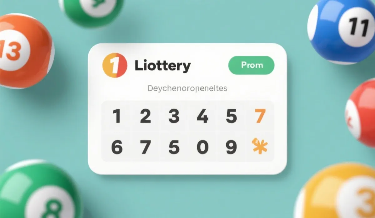 开奖结果构成示意